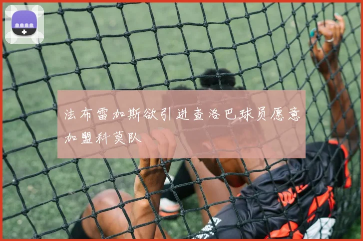 法布雷加斯欲引进查洛巴球员愿意加盟科莫队